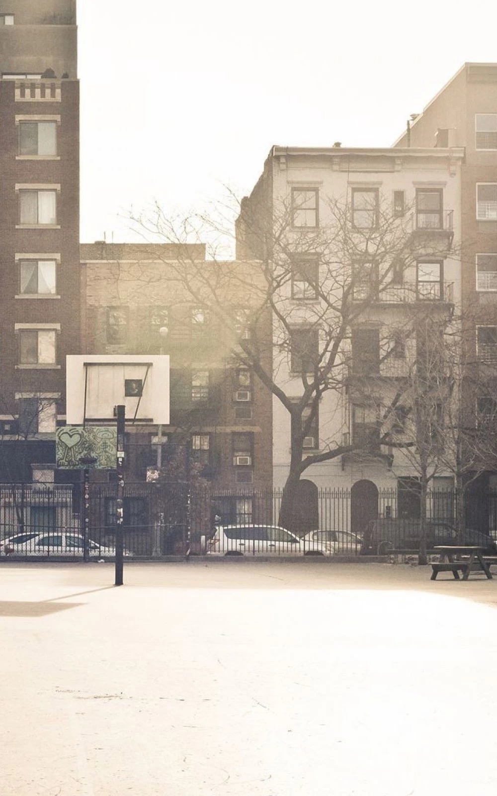 City Basketball Court iPhone 6 Plus HD Wallpapers / IPod Wallpapers ...