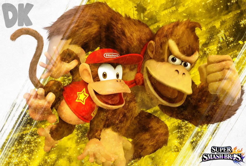 Donkey Diddy Kong SSB4 Custom Wallpapers By LivingDeadSuperstar On ...