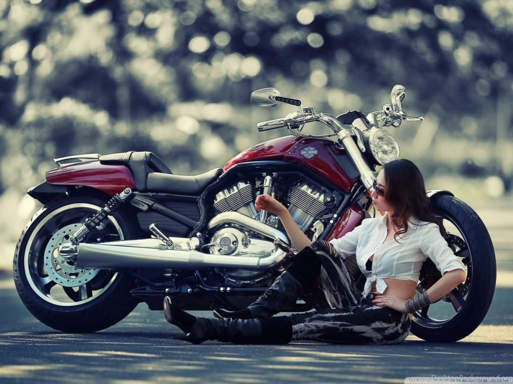 Biker Girl HD Wallpapers