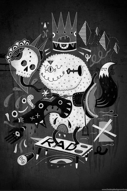 30 New Illustrated iPhone Wallpapers To Download