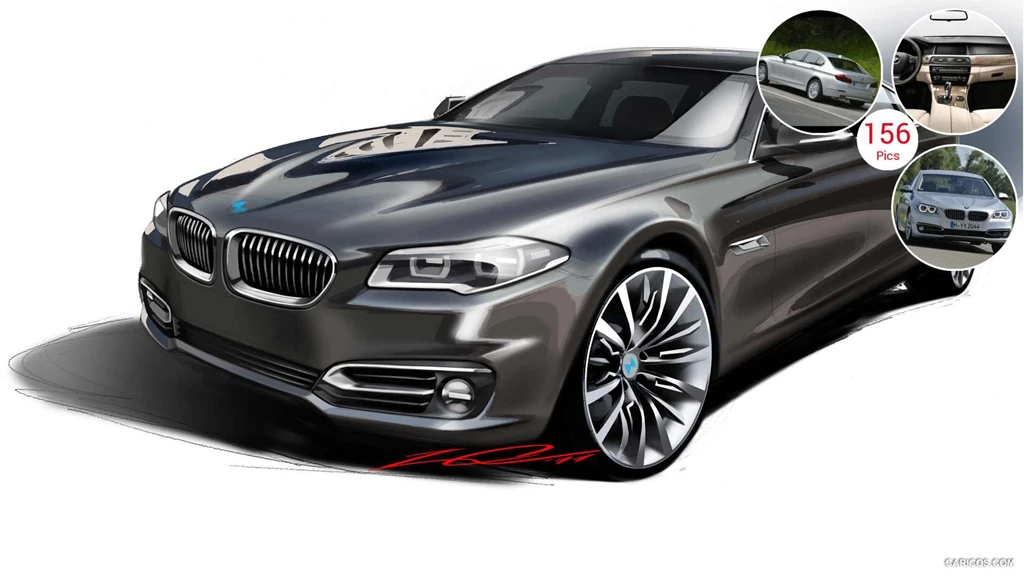 2014 BMW 5 Series   Design Sketch