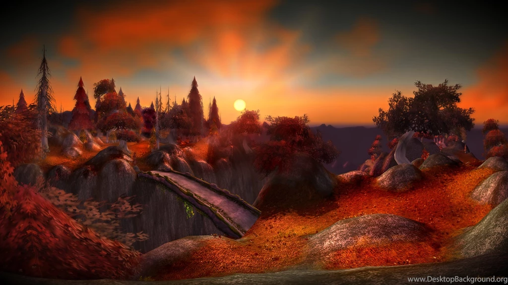 Autumn Sunset, World Of Warcraft, Wow, 1920x1080 HD Wallpapers And ...
