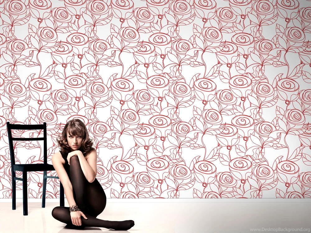 Floral Wallpapers / Rice Paper / Contemporary / Printed LINEART ...