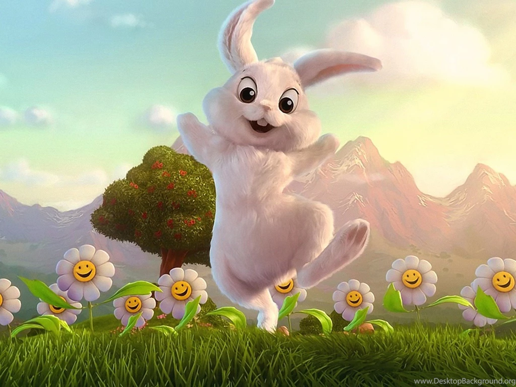 Desktop Cartoon Bunny Wallpapers Download