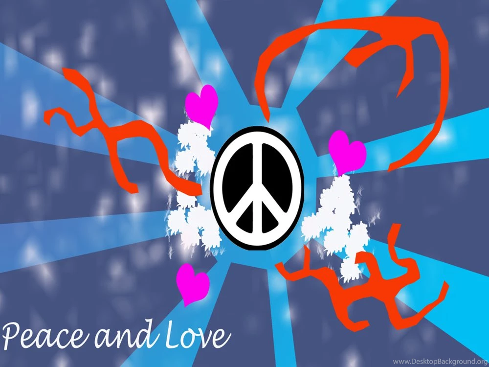 Wallpapers Peace And Love By Rockitout234 Customize.org