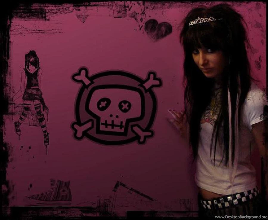PINK EMO WALLPAPERS