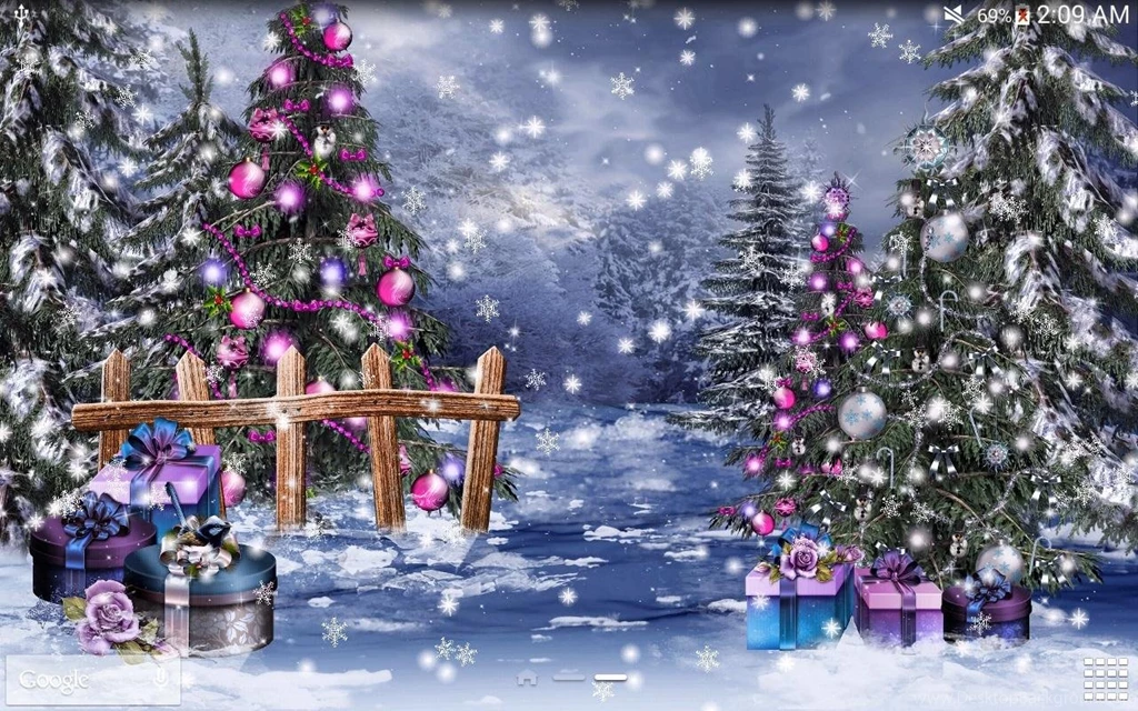 Christmas Night Live Wallpapers Android Apps On Google Play