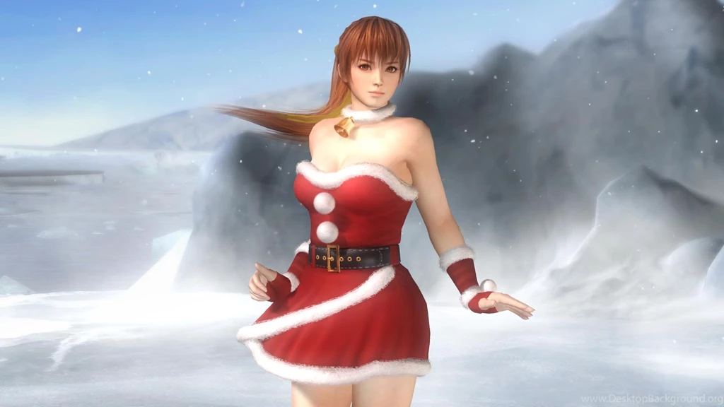 Dead Or Alive 5 Kasumi Santa Suit