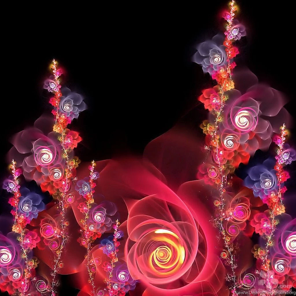 3d fantasy flowers wallpapers free download hd pictures desktop