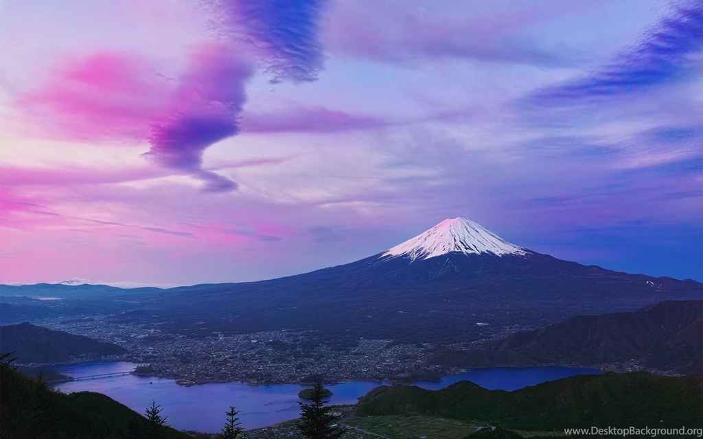 Mount Fuji Honshu Island Japan Wallpapers