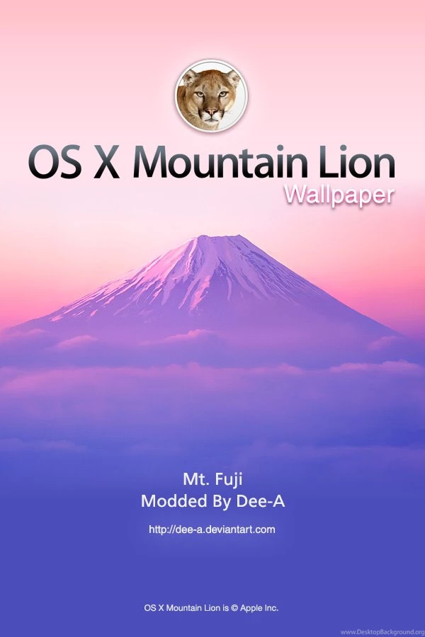 Mt. Fuji OS X Mountain Lion Wallpapers By Dee A On DeviantArt