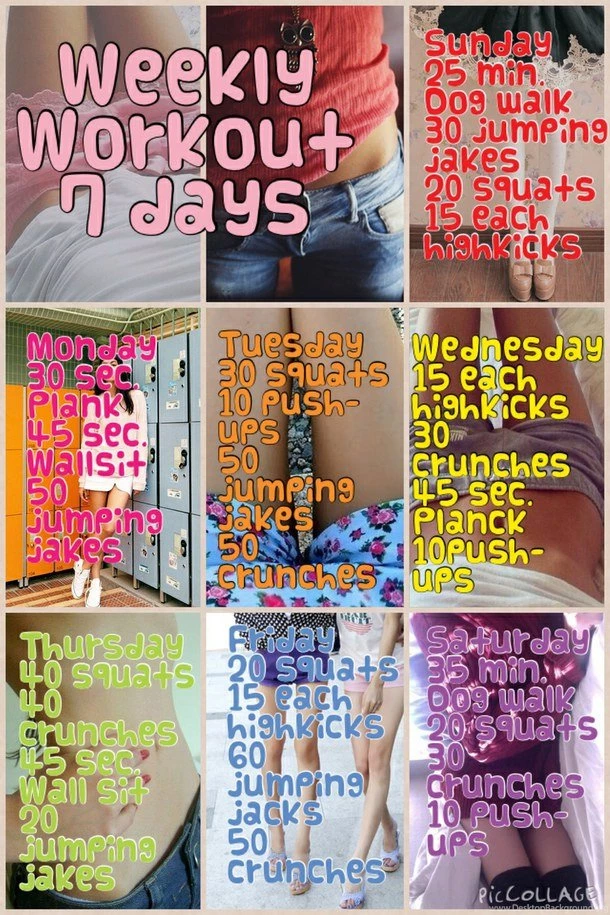 7 Day Workout   Image