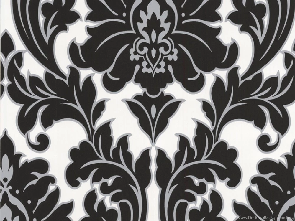 12 Model Black And White Damask