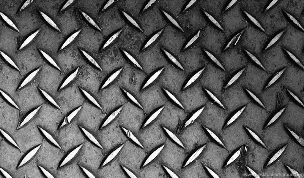 Patterns Steel Grayscale Diamond Plate