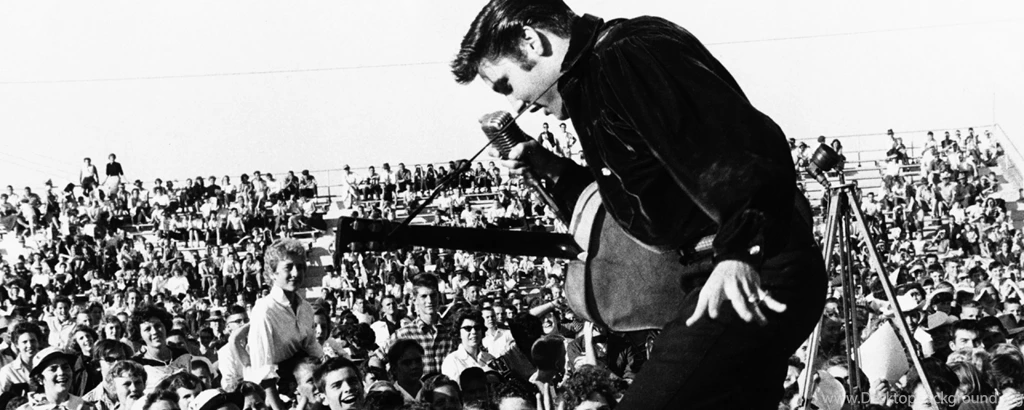 Download Wallpapers 2560x1024 Elvis Presley, Concert, Funs, Guitar ...