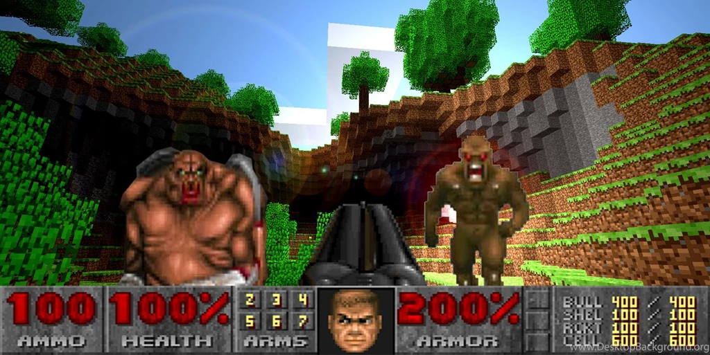 DOOM In MINECRAFT Wallpapers By Wolfscream93 On DeviantArt