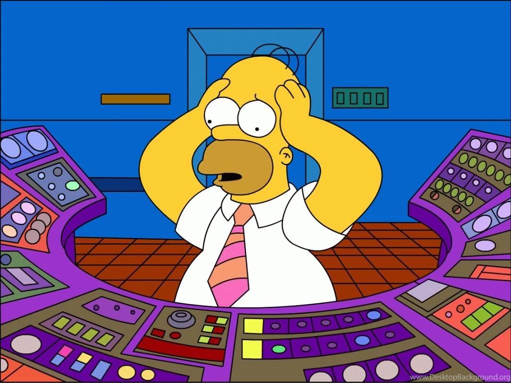 My Free Wallpapers Cartoons Wallpapers : Homer Simpson
