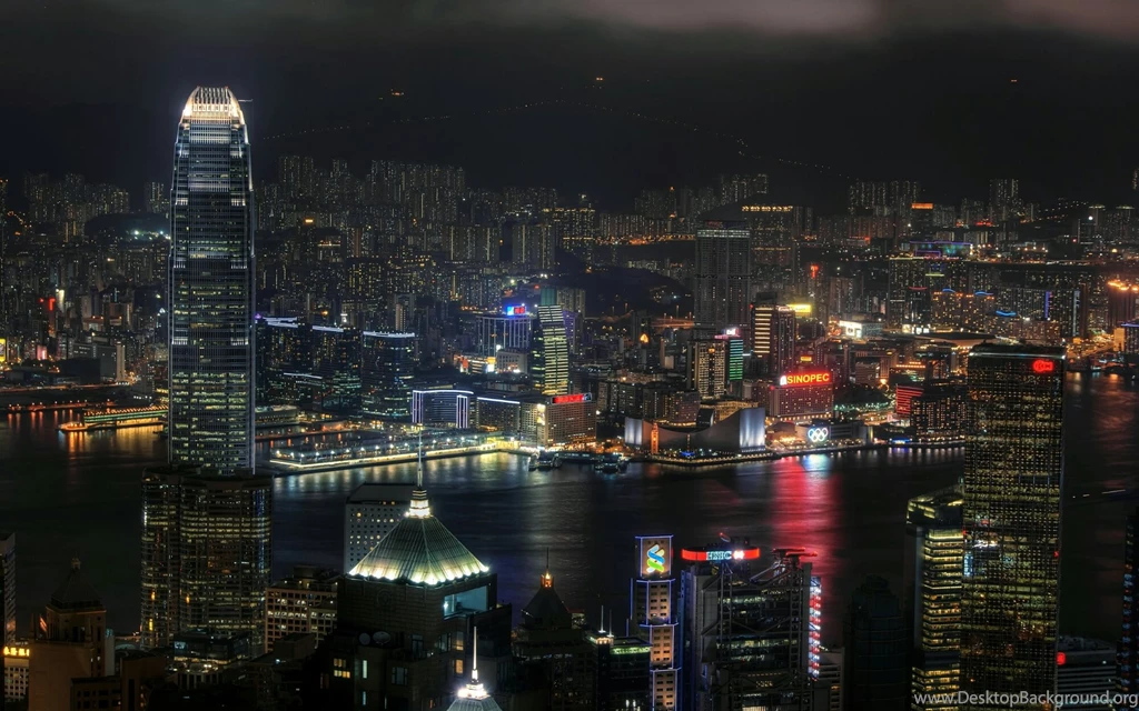 Hong Kong China Cityscape Building Skyscraper Metropolis Cover ...