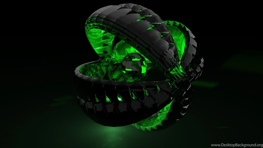 Green Ball 3d Wallpapers