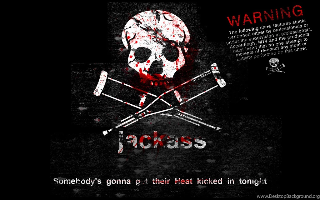 Jackass Logo And Warning Jackass Wallpapers (20009344) Fanpop