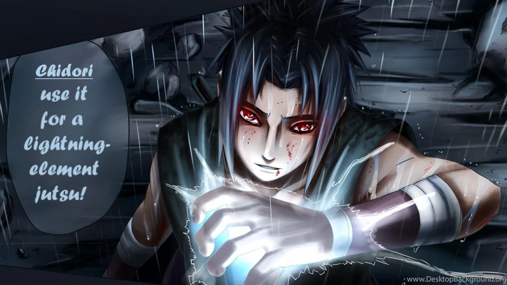 Sasuke With Chidori   (