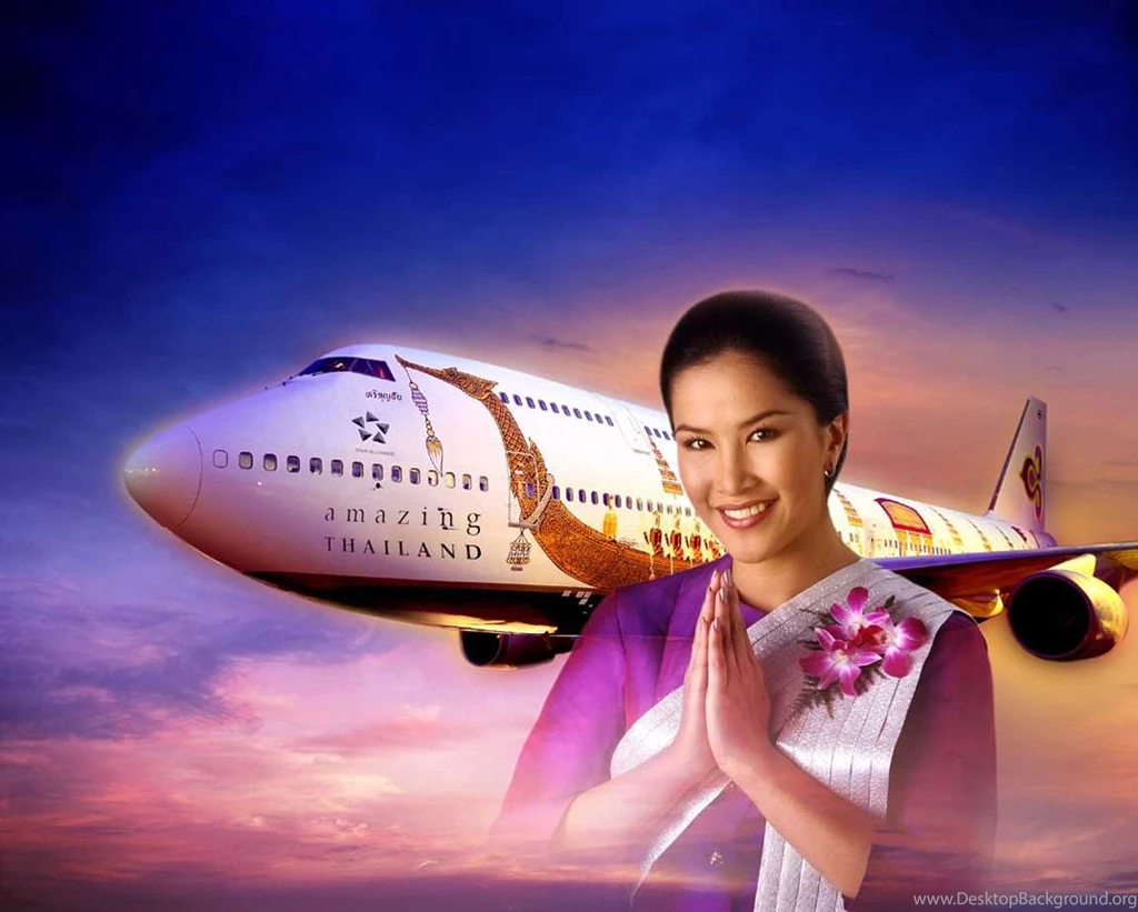 Free Best Screensavers: Thai Airways Air Hostess Screensaver
