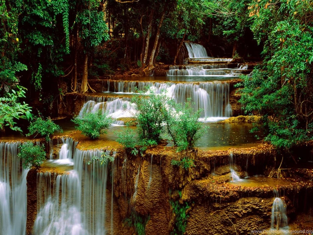 Beautiful Water Cascades   Waterfall Wallpapers 1280x960 For 17 ...