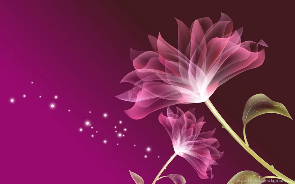 Stem And Leaf Petals Vector - Flower Wallpapers Free Download ...