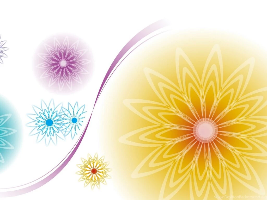 Flowers For Flower Lovers.: Flowers Vector Art Wallpapers ...