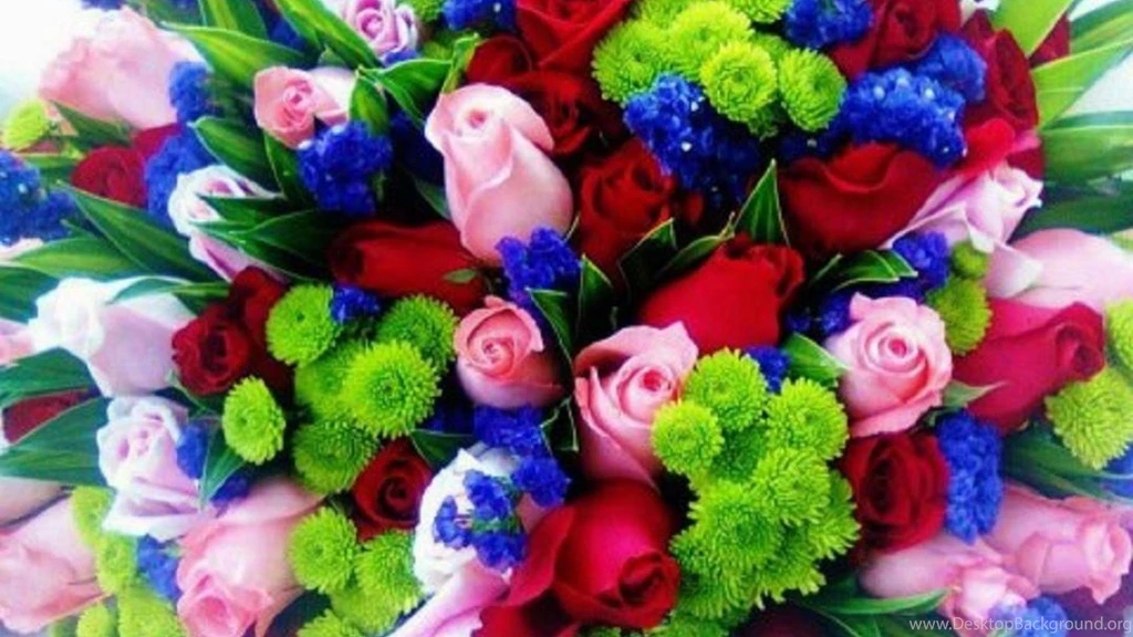 Colorful Rose Bouquet 1203645 Wallpapers (