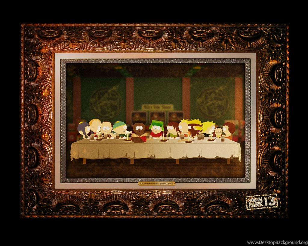 South Park Parody The Last Supper Eric Cartman