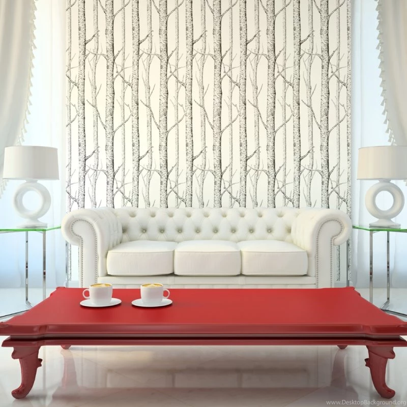 Birch Forest Self Adhesive Peel & Stick Repositionable Fabric ...