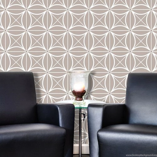 Geometric Coco 02 Peel & Stick Repositionable Fabric Wallpapers ...