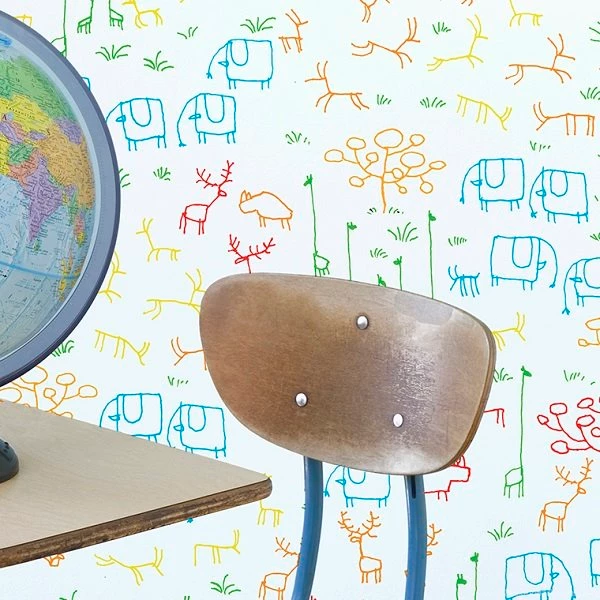 Chispum Novelties: Repositionable Wallpapers Petit & Small
