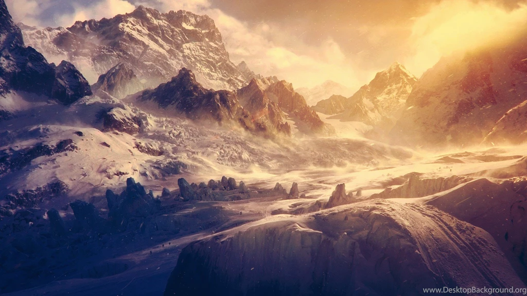 Mountain, Landscape, Nature, Snow, Sunlight   HD Wallpapers