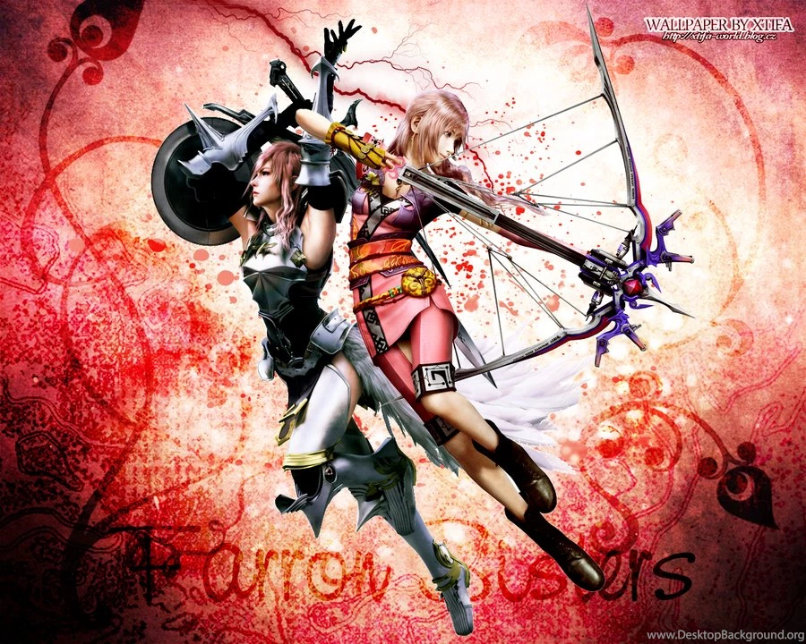 Farron Sisters FFXIII 2 Wallpapers By Ladylucienne On DeviantArt