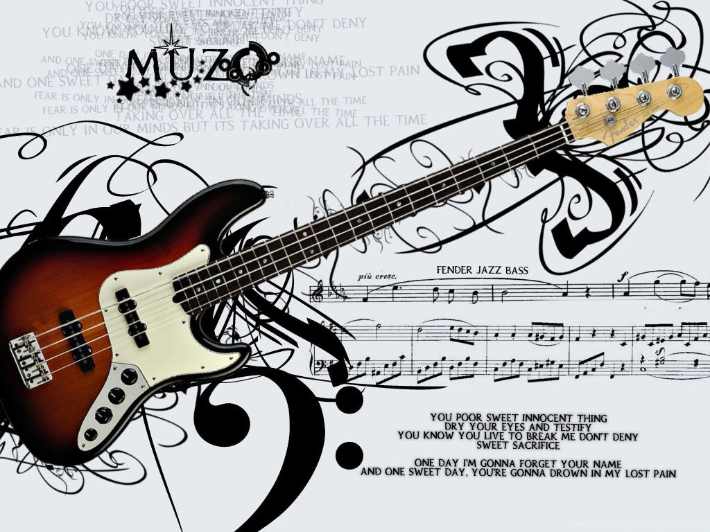 Wallpapers Musicnotes Guitar Electric Music Notes With Resolution ...