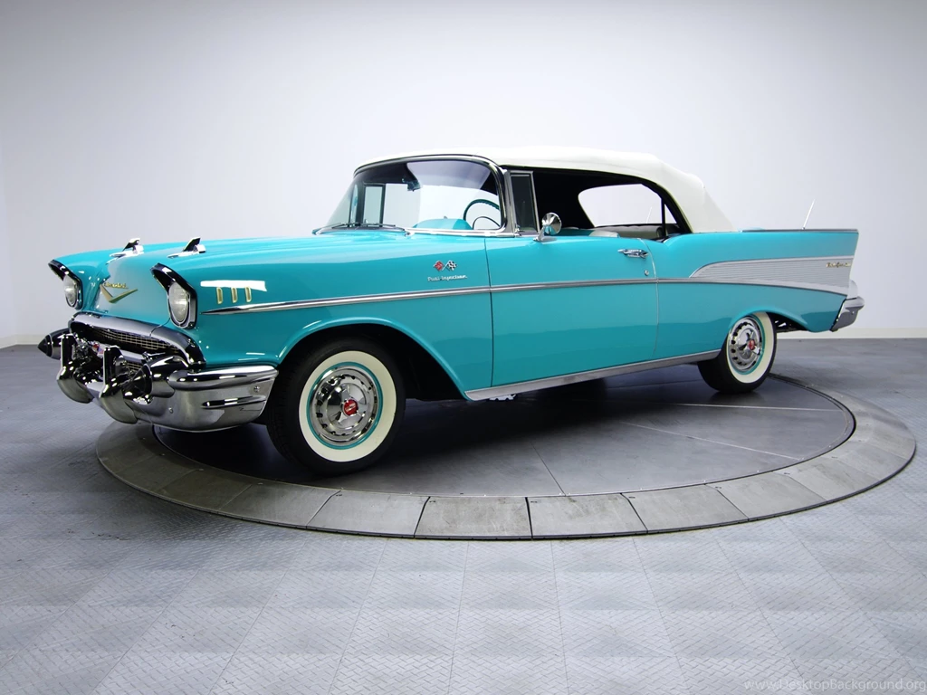 1957 Chevrolet Bel Air Convertible Fuel Injection 2434 1067D Retro ...