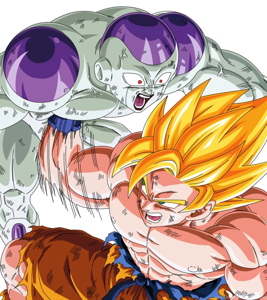RePin Image: Wallpapers Goku Vs Frieza By On Pinterest