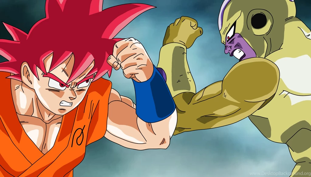 DeviantArt: More Like God Goku Vs Gold Frieza Fukkatsu No F By ...