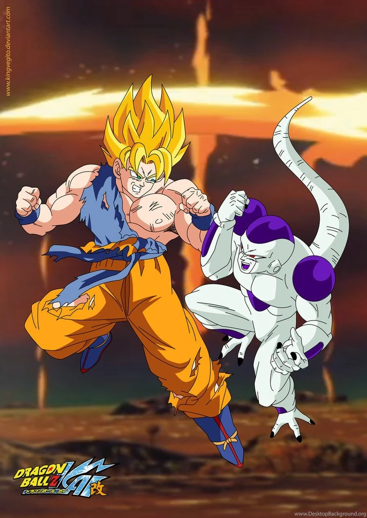 RePin Image: Wallpapers Goku Vs Frieza By On Pinterest