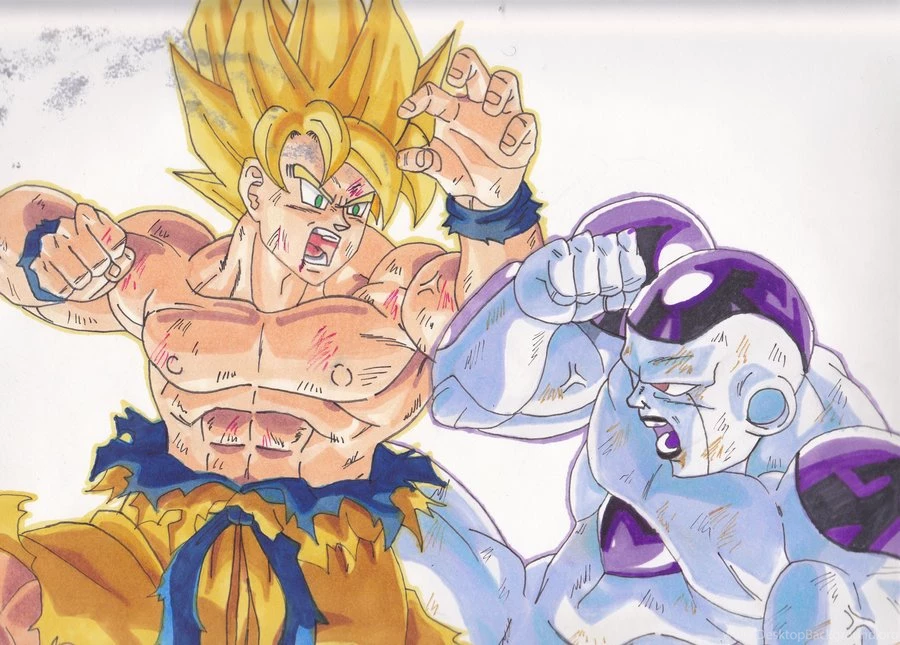 Goku Vs Frieza By Major goku On DeviantArt