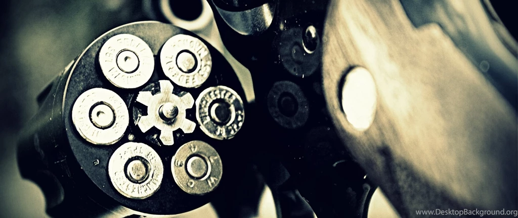 Download Wallpapers 2560x1080 Revolver, Cartridges, Drums, Weapons ...