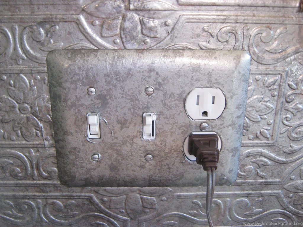 Fake It Frugal: Fake Punched Tin Backsplash