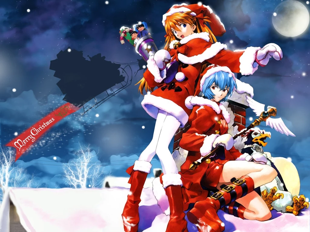 Cute, Anime, Christmas, High, Definition, Wallpaper, For, Desktop ...