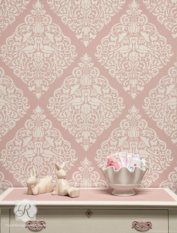 Lace Stencils & Lace Wall Stencils Painting Walls & DIY Home ...