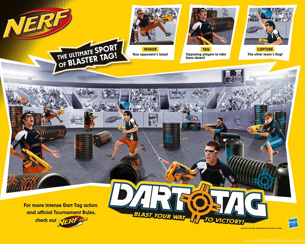 NERF DART TAG Poster