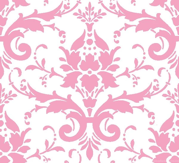 Pink Damask Ii Clip Art At Clker.com Vector Clip Art Online ...