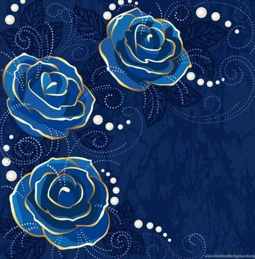 Free Blue Roses Backgrounds Vector TitanUI