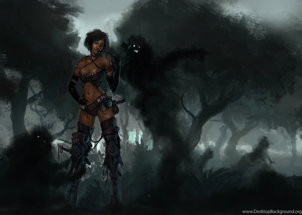 Dark Girl Computer Wallpapers, Desktop Backgrounds